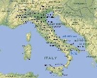 Map of Italy